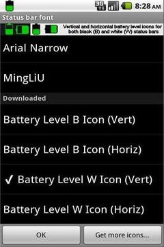 BN Pro Battery Level Icons截图