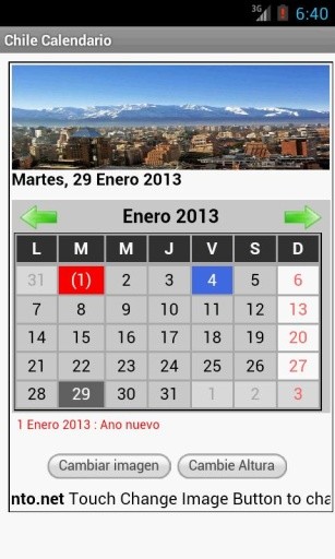 Chile Calendario截图3