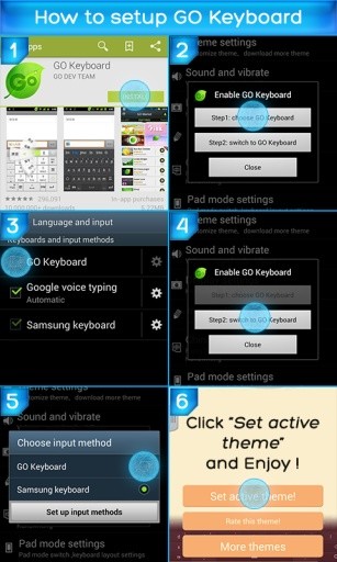 GO Keyboard Weeds Theme截图4