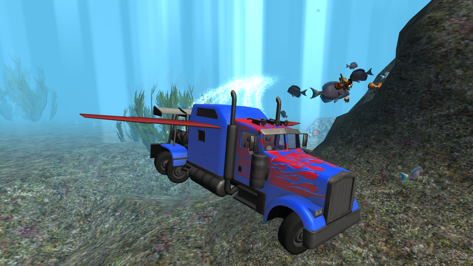 Submarine Transformer Truck 3D截图4