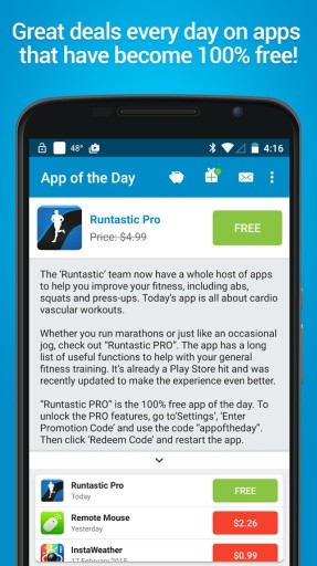 App of the Day -100% Fre...截图5