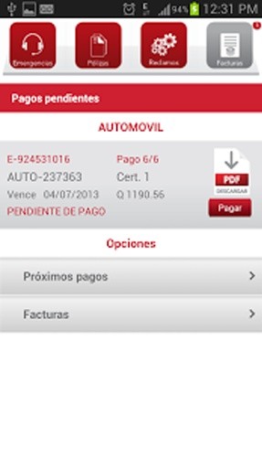 Seguros G&amp;T截图11