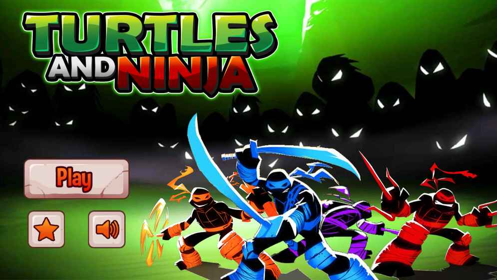 Ninja and Turtle :Shadow Fight截图5