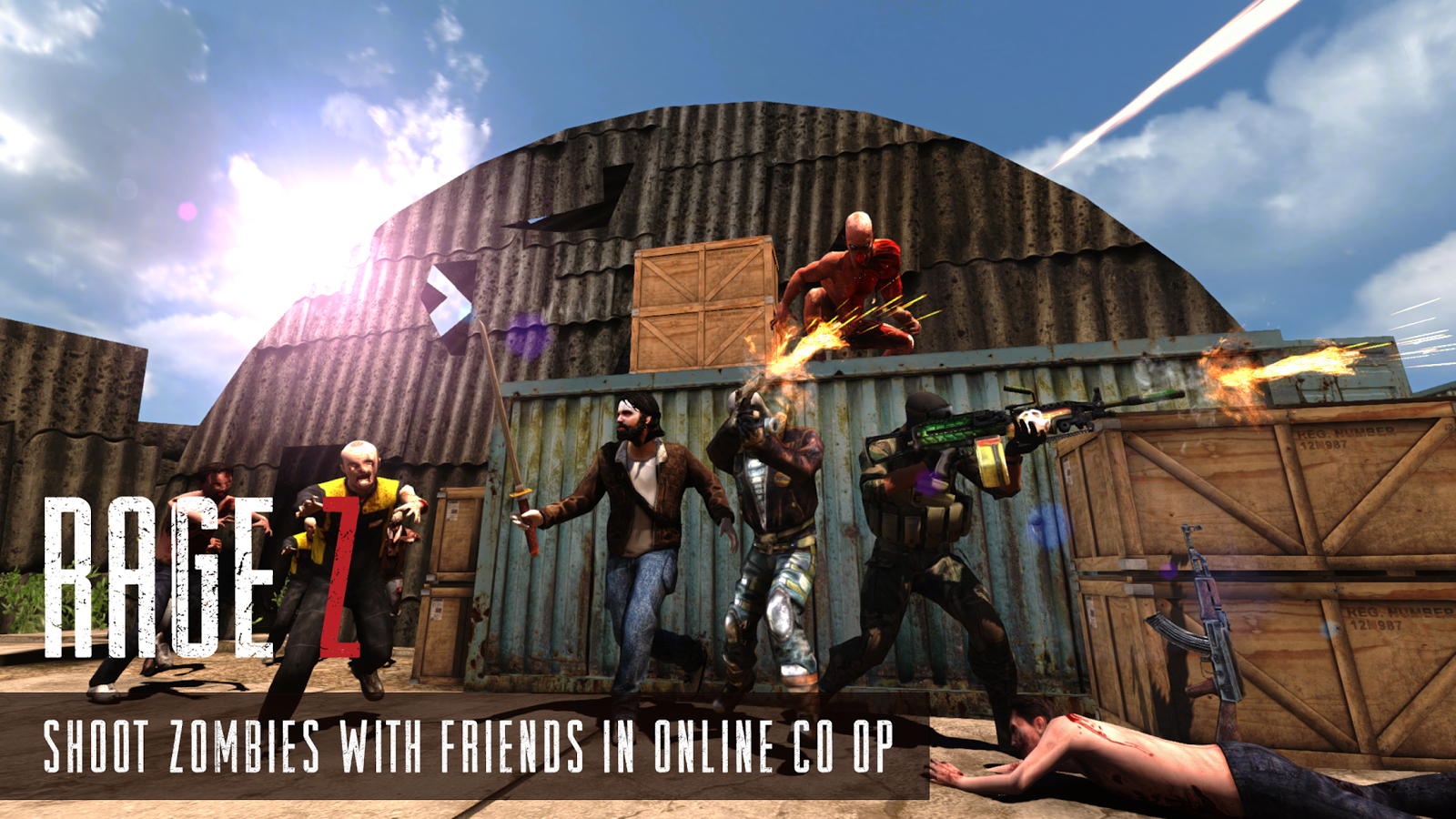 Rage Z: Multiplayer Zombie FPS Online Shooter截图4