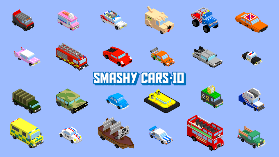 粉碎汽车.io:Smashy Cars .io截图1