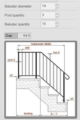楼梯栏杆计算器截图5