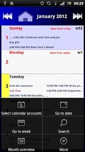 Calendar Pro/en - test version截图7