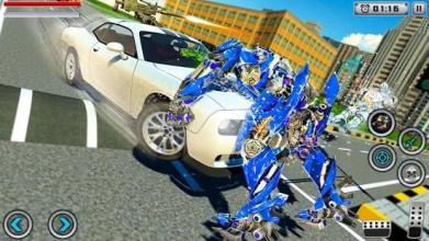 White Tiger Robot Transformation Game - Car Robot截图4