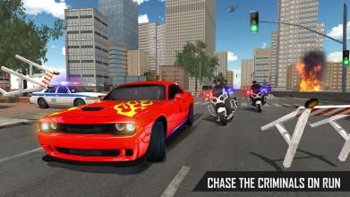 NY Police Bike City Gangster Chase截图2