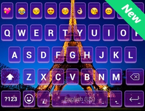 Emoji Keyboard-Paris,Emoticons截图5