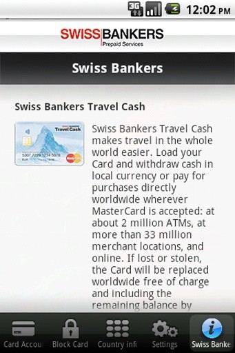 Swiss Bankers My Card截图4