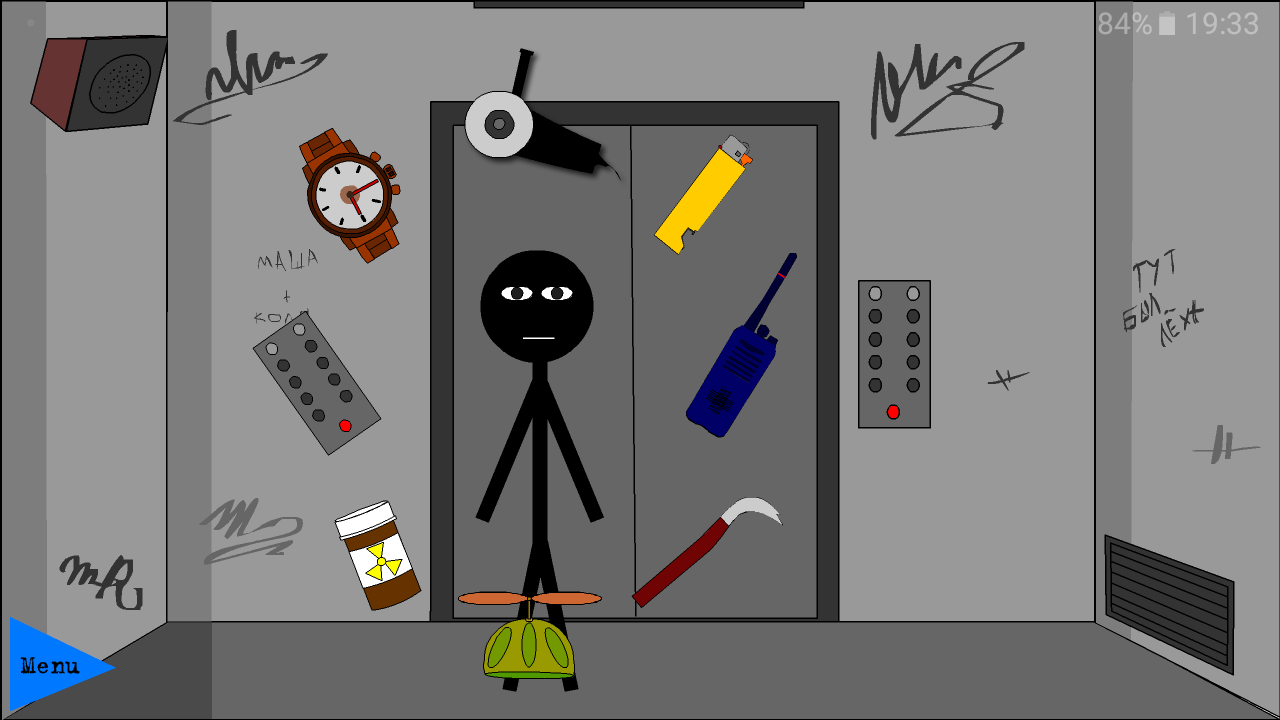 Stickman escape lift截图1