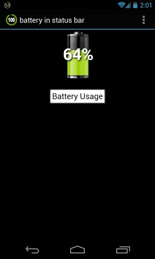 battery in status bar截图2