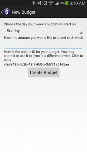 Weekly Budget 2截图4