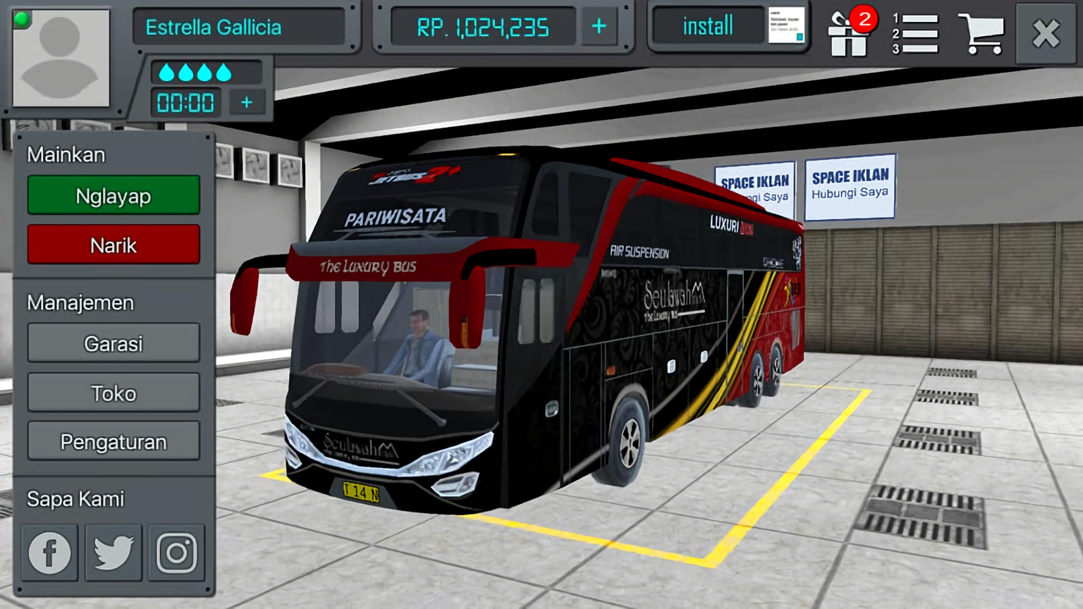 livery Bus Simulator Indonesia (BUSSID)截图3