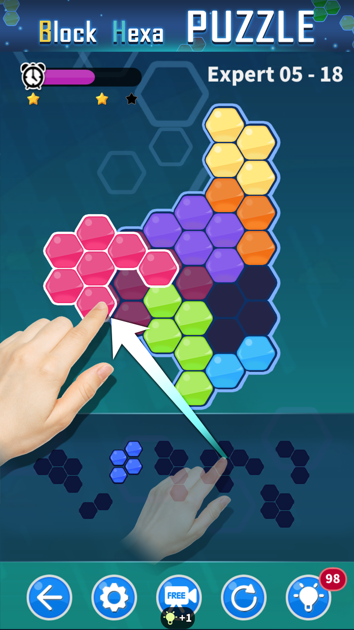 Block Hexa Puzzle截图3