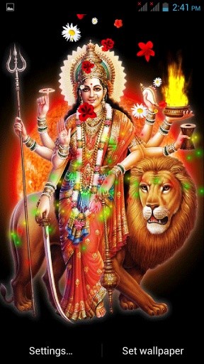 Durga Mata Live Wallpaper截图1