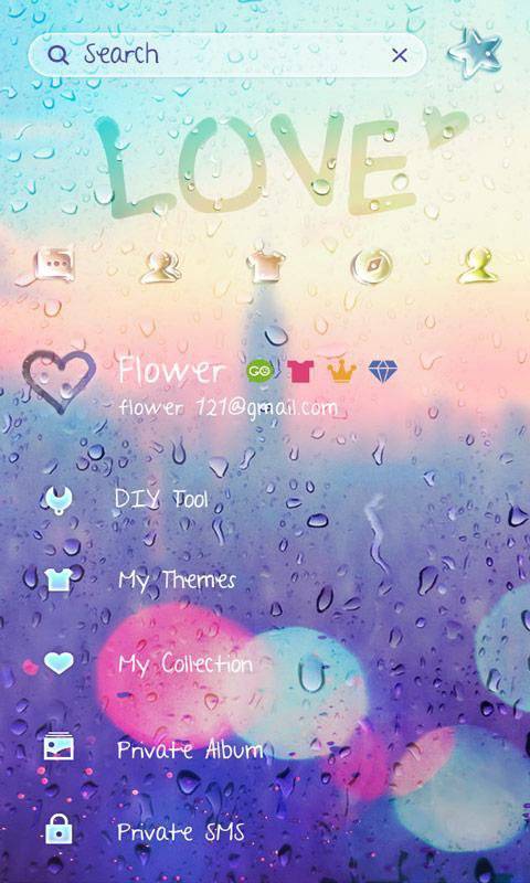 (FREE) GO SMS RAINY THEME截图5