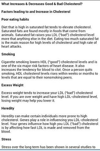 How To Lower Cholesterol截图3