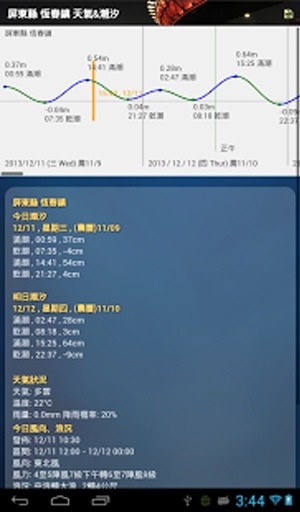 台湾天气潮汐图 V2截图4