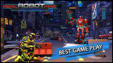 Real Robot Fire Battleground   Scifi Firing截图2