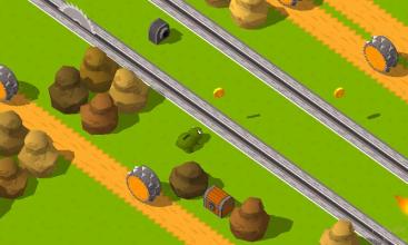 Frog Road Crossing Road crossing game截图4