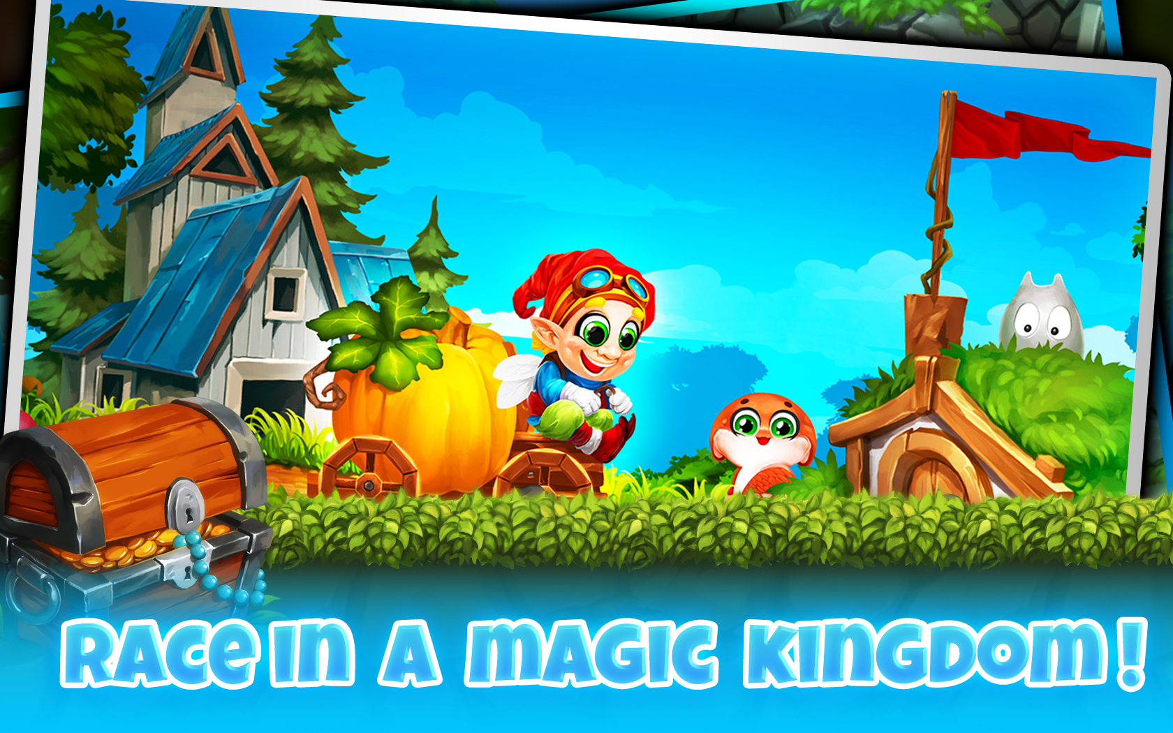 Fun Kid Racing Magic Forest截图2