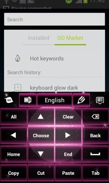 粉红色霓虹灯键盘迪斯科截图