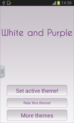 White and Purple Keyboard截图1