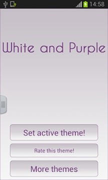 White and Purple Keyboard截图