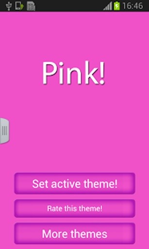 Pink Keyboard GO Theme截图1