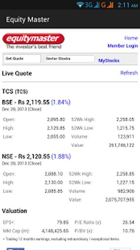 NSE BSE Live Stock Quotes截图6