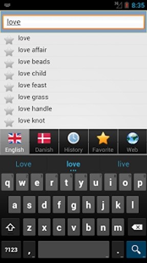 Danish best dict截图6