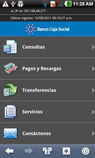 Banco Caja Social Móvil截图4