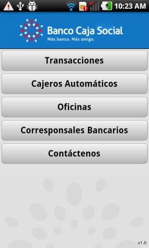 Banco Caja Social Móvil截图1