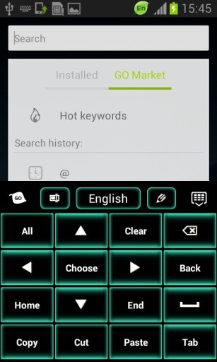 绿色霓虹灯键盘GO截图9