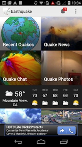 Earthquake! Alert App &amp; News截图2