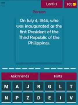 Philippine History Quiz截图