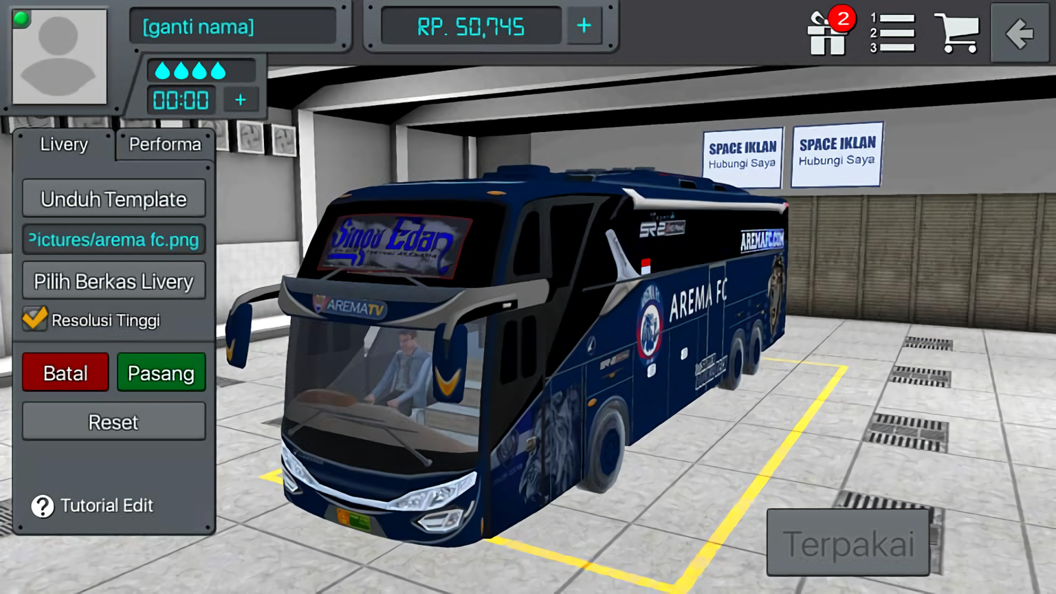 livery Bus Simulator Indonesia (BUSSID)截图2