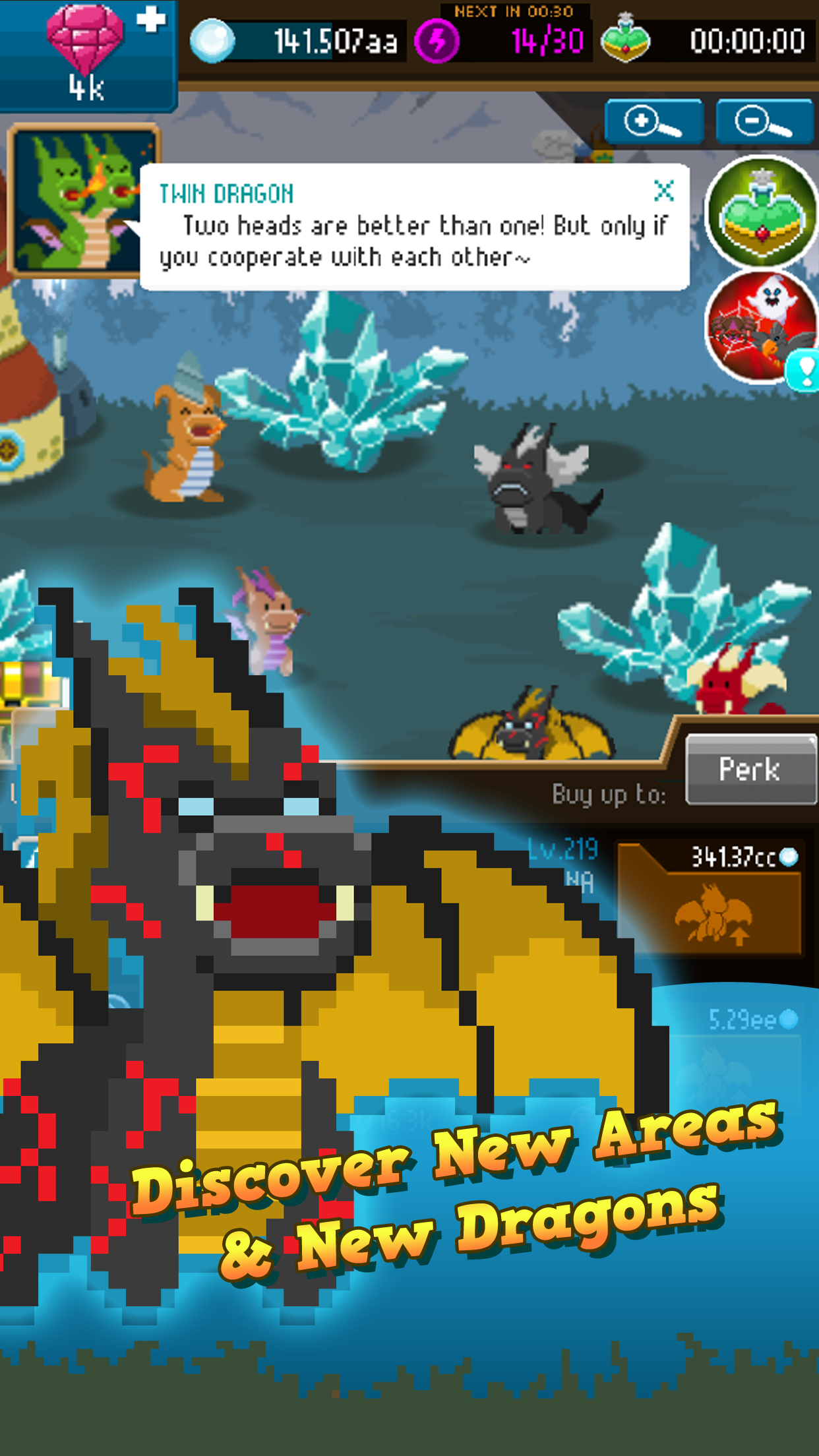 Dragon Keepers - Fantasy Clicker Game截图4