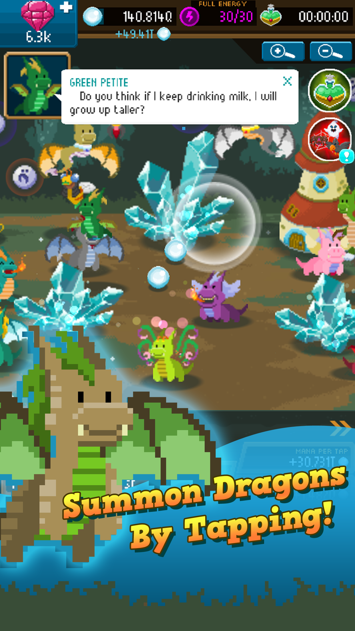 Dragon Keepers - Fantasy Clicker Game截图1