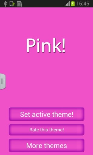 Pink Keyboard GO Theme截图7