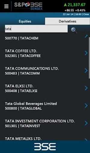 手机上的证券 BSEIndia on Mobile截图5