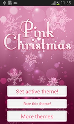 粉红色的圣诞节去键盘截图1