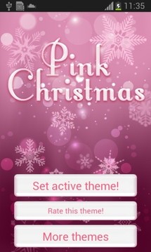 粉红色的圣诞节去键盘截图