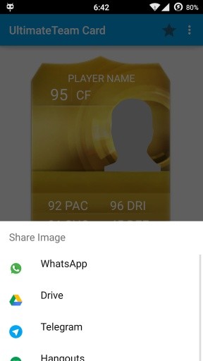 UltimateTeam Card Creator截图3