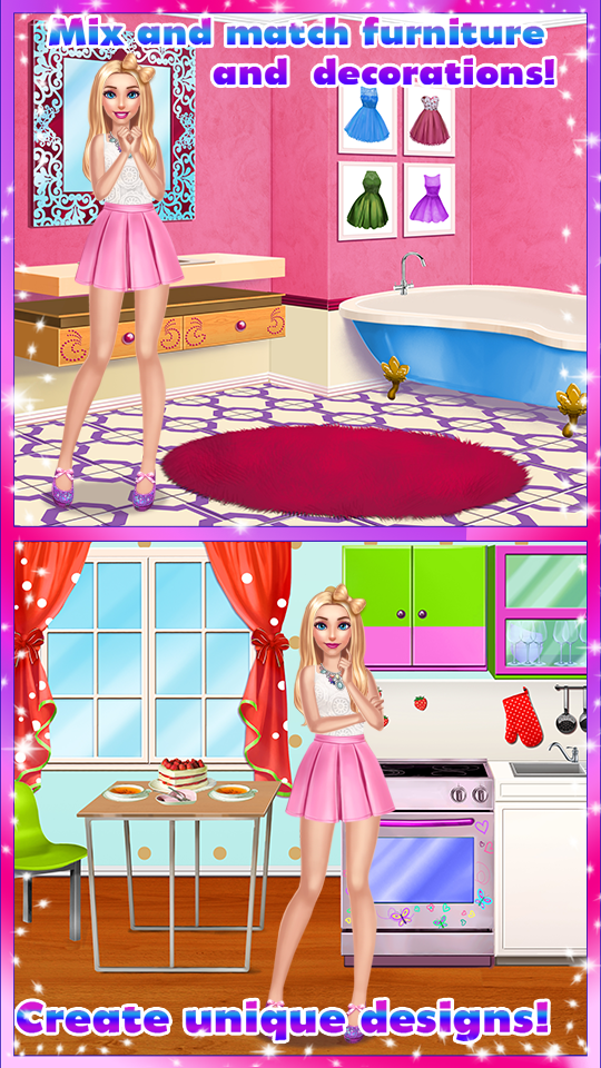 Girly House Decorating Game截图3