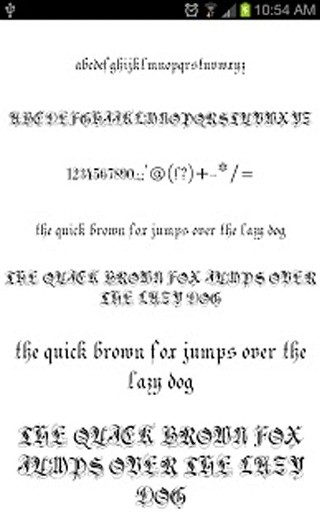 Gotisch字型FlipFont免费截图5