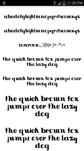 Fonts for FlipFont #15截图6