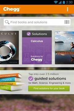 电子课本和学习工具 Chegg eTextbooks & Study Tools截图